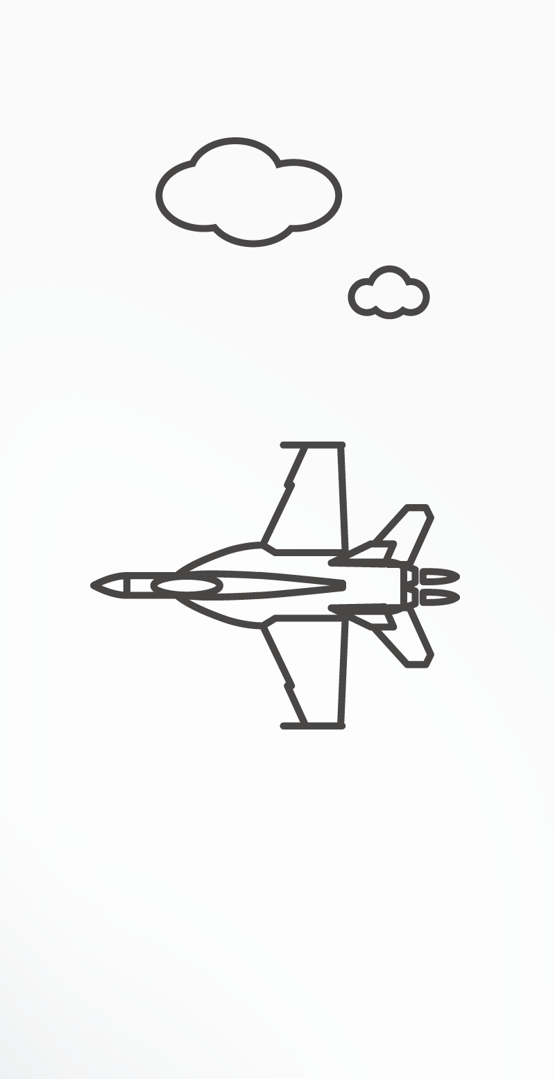 イラスト 戦闘機